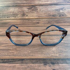 Anne‎ Klein AK5036 455 Women's eyeglasses Brown Blue Cat-Eye Frame 52mm